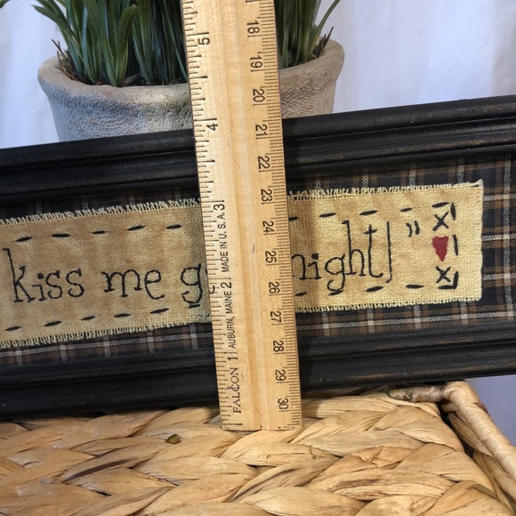 Always Kiss Me Goodnight Primitive Picture - Picture 7 of 7